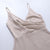 Robe Femme Midi Drapée Dos Nu Polyester Élégante 5