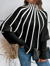 Pull Femme à Rayures Confortable 100% Coton Casual Chic-5