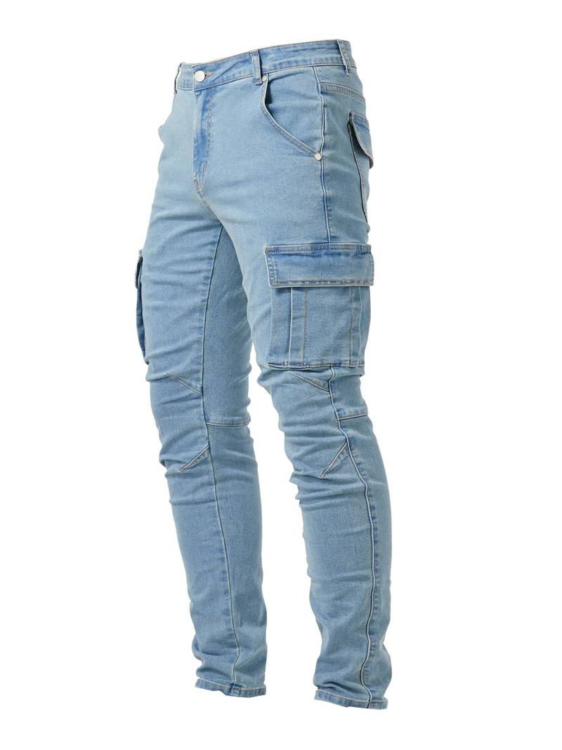 Variant image for Pantalon Cargo Homme Slim En Coton Chic Et Pratique-3