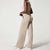 Combinaison Femme Noire Chic Tissu Léger Élégante-1