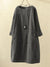 Variant image for Robe Longue Femme Velours Élégante à Manches Longues-7