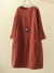 Variant image for Robe Longue Femme Velours Élégante à Manches Longues-25
