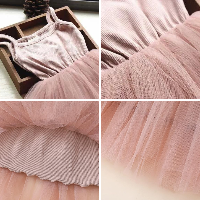 Adorable robe tutu sans manches