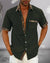 Variant image for Chemise Homme Manche Courte Élégante en Tissu Respirant-29
