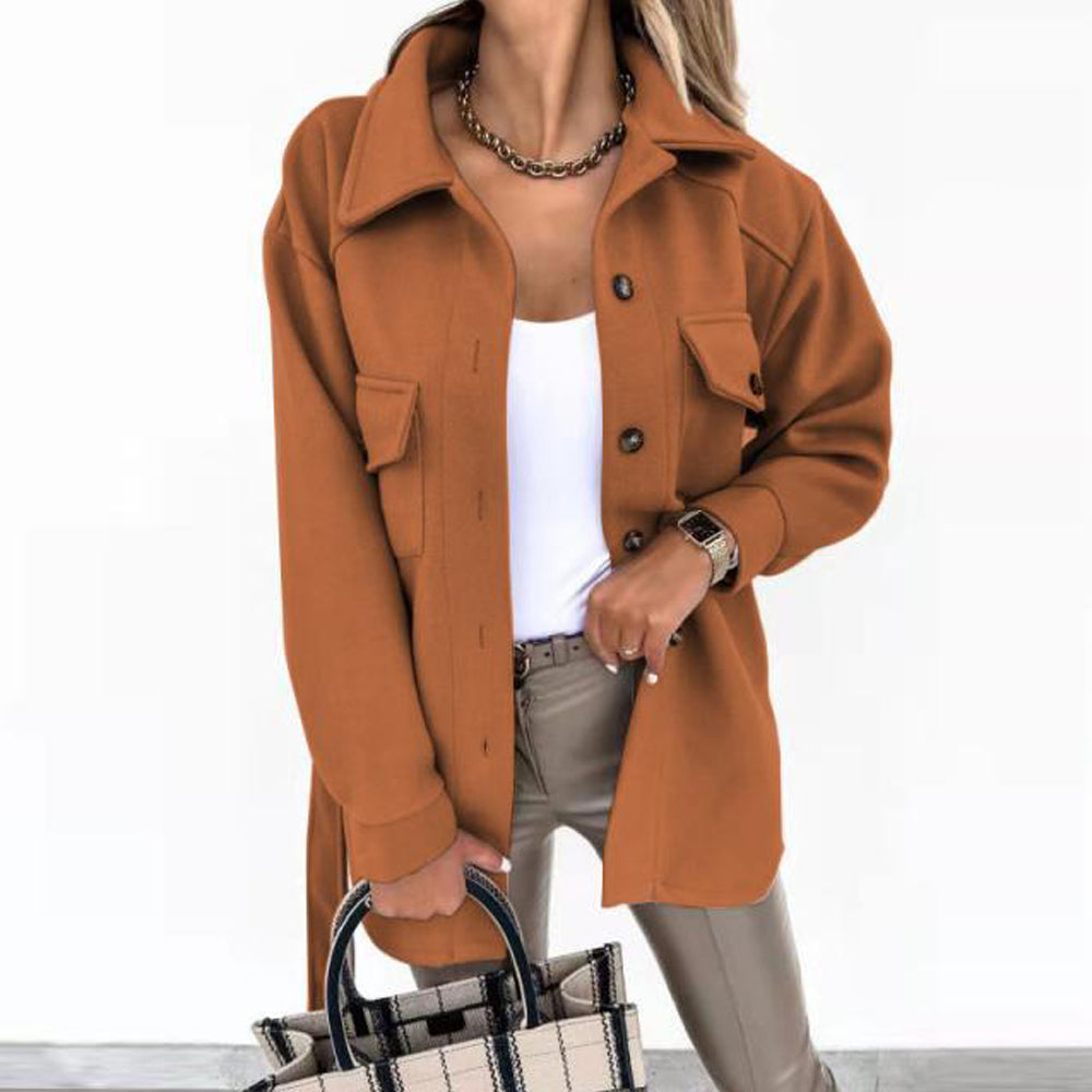 Variant image for Veste Femme Élégante Tissu Léger pour Été-19