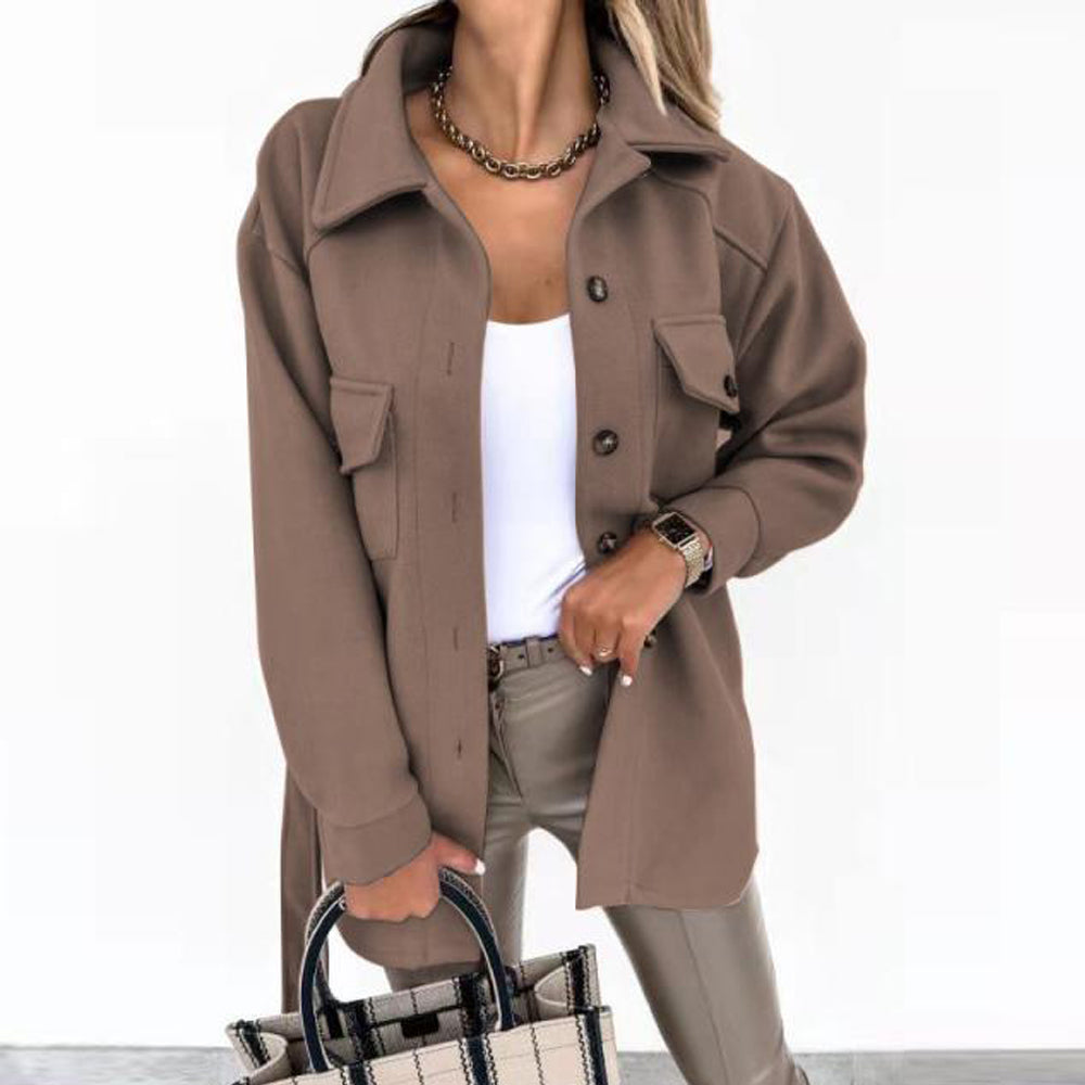 Variant image for Veste Femme Élégante Tissu Léger pour Été-28