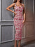 Variant image for Robe Femme Longue Sirène Élégante en Polyester pour Soirée-17