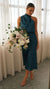 Variant image for Robe Femme Longue Satinée à Une Épaule Élégante pour Soirée-21
