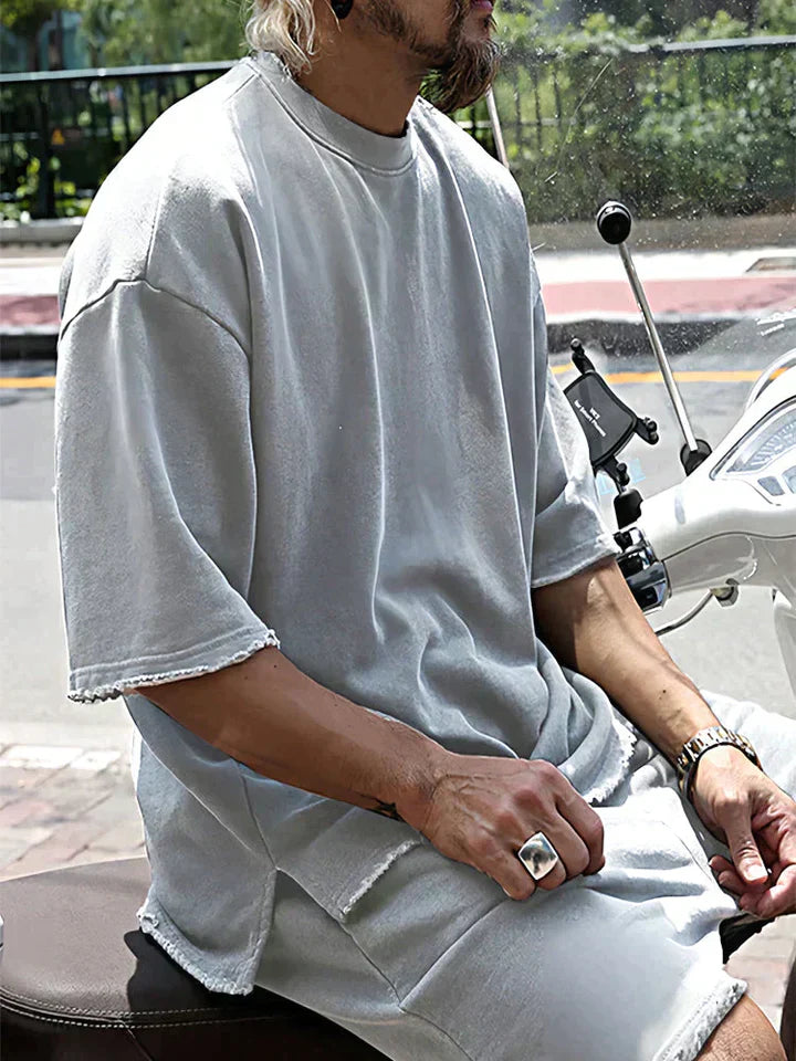 Ensemble Femme Oversize Urbain Tendance Tissu Doux et Respirant-4