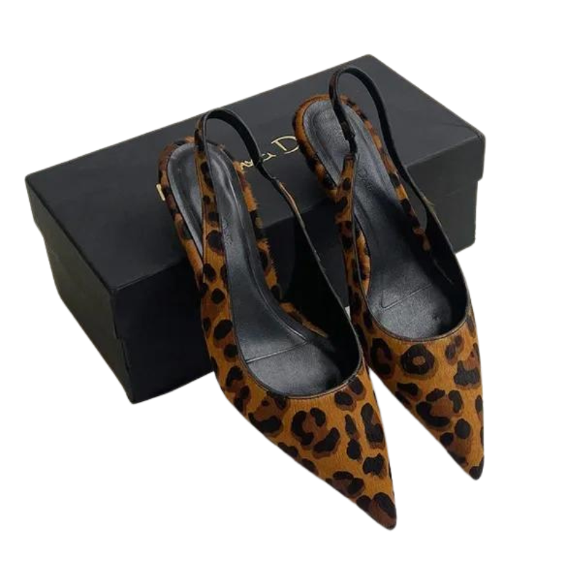 Talons pointus en léopard