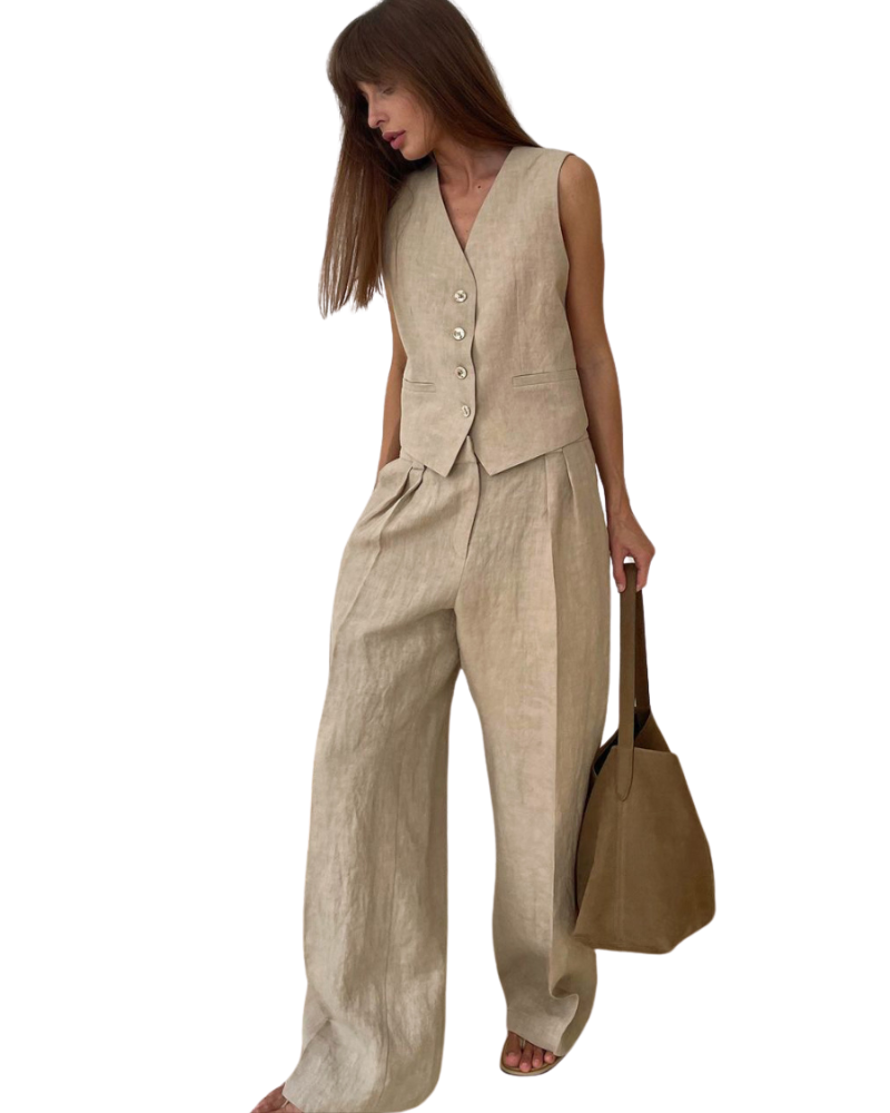Ensemble gilet et pantalon intemporel