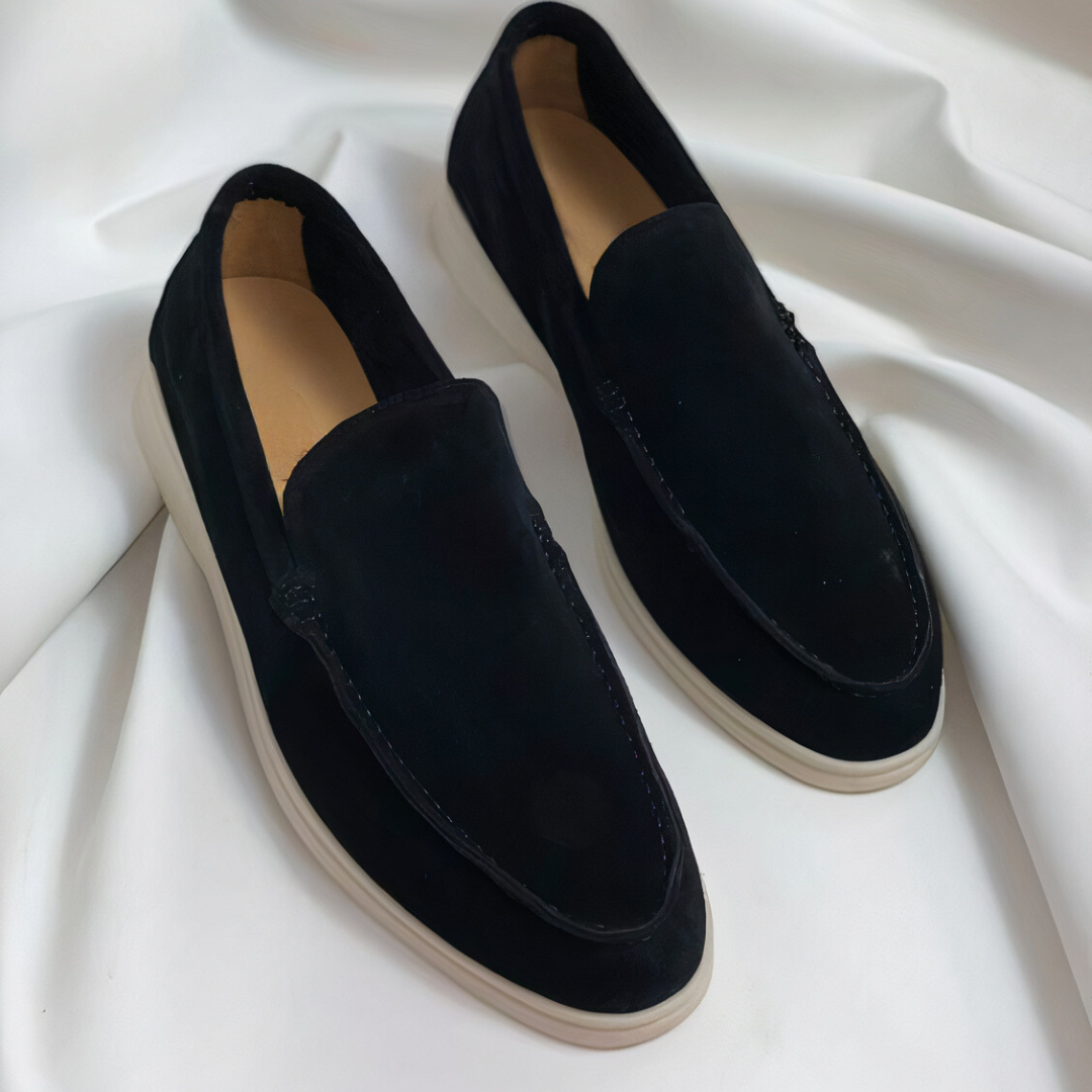 Mocassins pour hommes en cuir vintage 1