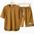 Variant image for Ensemble Homme Été Deux Pièces Confortable en Mélange de Coton-2