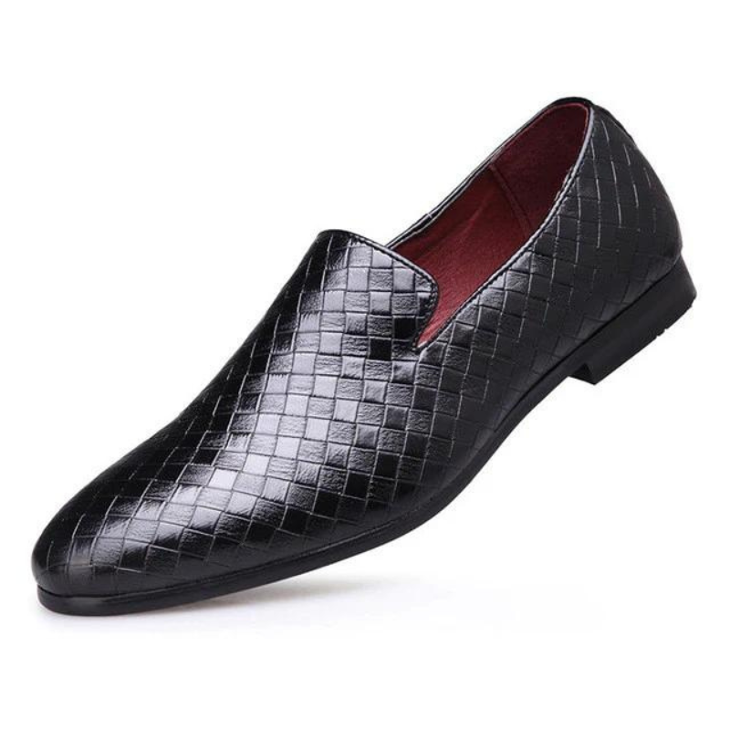 Chaussures formelles tissées pour hommes