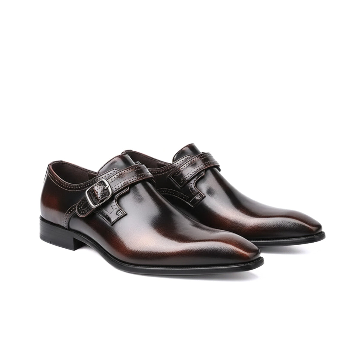 Chaussures Pour Hommes Laquées Avec Détails Raffinés Pour Occasions Formelles