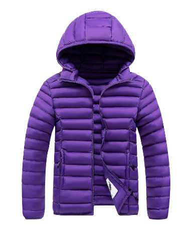 Veste légère à capuche pour femmes