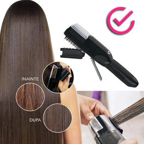 Outil de Coupe de Cheveux Femme Plastique Durable Acier Inoxydable Compact-4