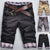 Short Cargo Homme Confortable avec Poches en Coton-5