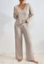 Ensemble d'Hiver Femme à Deux Pièces Mélange de Coton 1