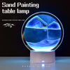 Lampe de Chevet Multicolore Animée en Verre Sable Design Moderne-2
