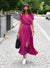 Variant image for Robe Longue Femme Imprimé Floral Coton Aéré-17