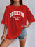 Variant image for T-shirt Femme Imprimé Brooklyn Coupe Décontractée 100% Coton-17