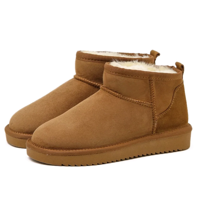 Bottes Hiver Femme Mini Confort Doublure Fourrée-1