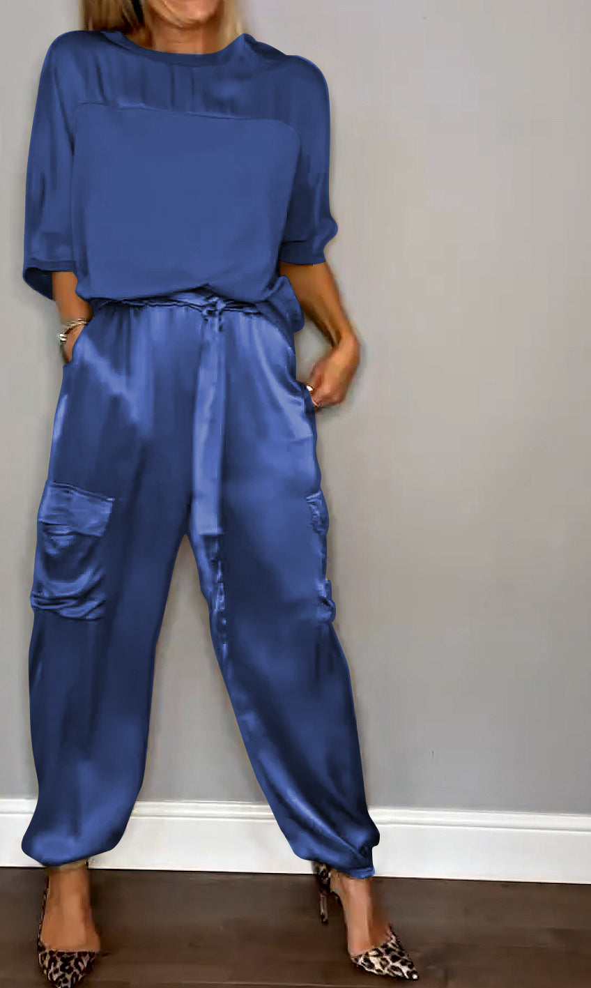 Variant image for Ensemble Femme Élégant Tailleur Tissu Haute Qualité-57