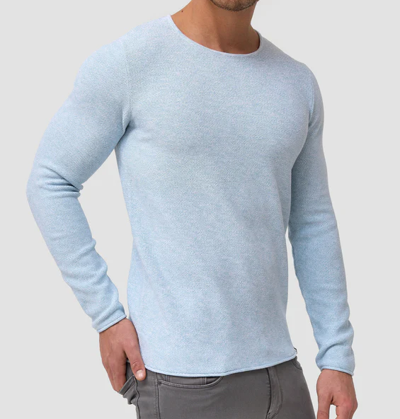 Variant image for Pull Homme Style Italien Fermeture Éclair 100% Coton-40