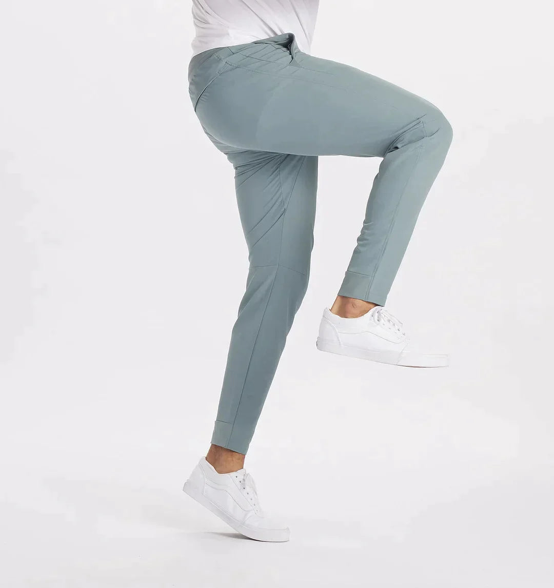 Pantalon Chino Homme Élégant Style Italien Polyester Viscose-3