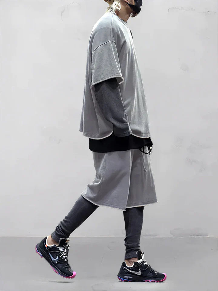 Ensemble Femme Oversize Urbain Tendance Tissu Doux et Respirant-6