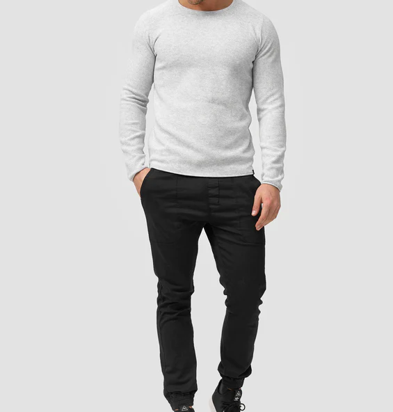Pull Homme Style Italien Fermeture Éclair 100% Coton-2