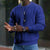 Variant image for Pull Homme Long Décolleté Circulaire Coton Confortable-9