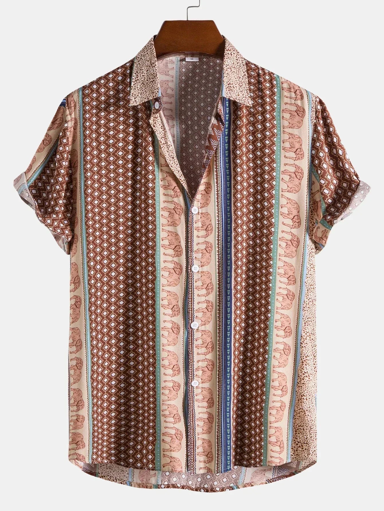 Variant image for Chemise Homme Décontractée Vintage 100% Coton-9