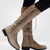 Bottes Hiver Femme Hautes Confortables en Cuir 2