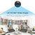 Caméra de Surveillance Sans Fil 1080P HD Wifi Compacte Design Discret-5
