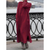 Variant image for Robe Longue Femme Élégante en Tissu Doux Ajustement Décontracté-15