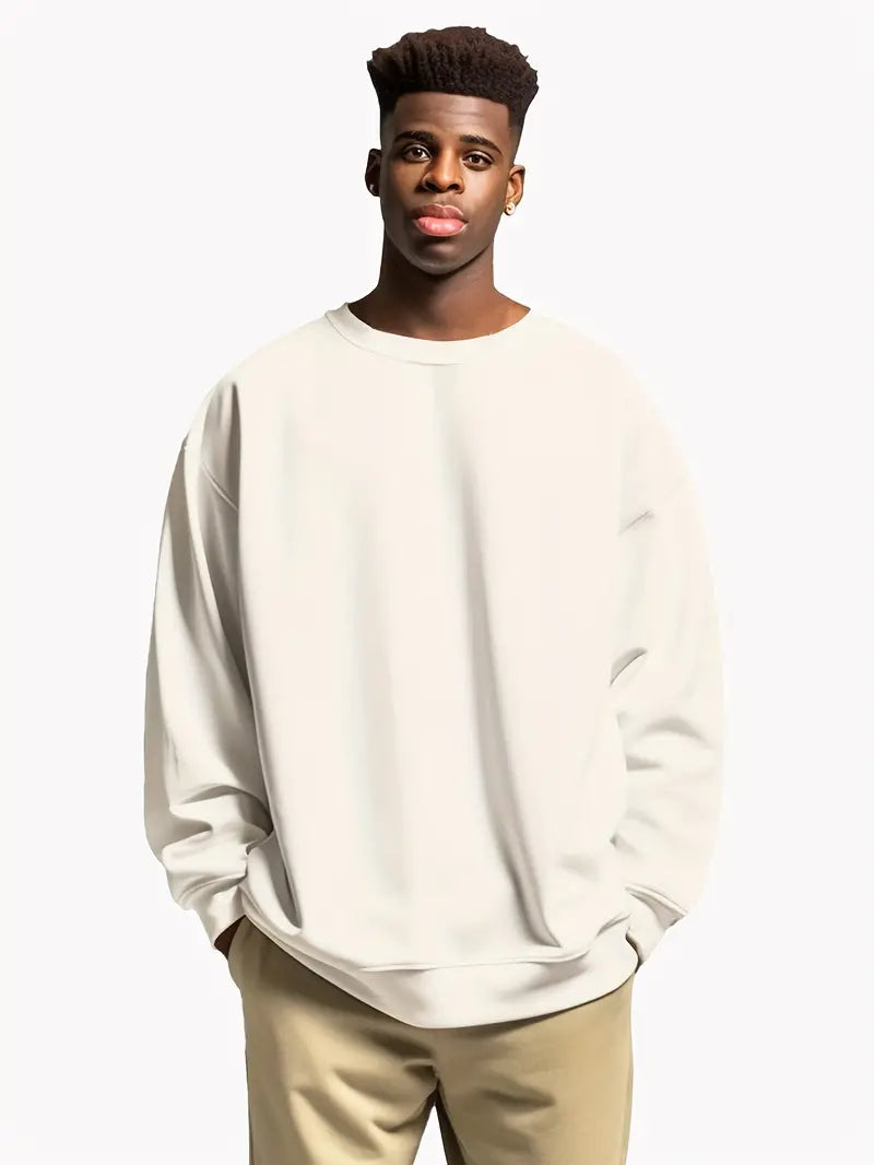 Variant image for Pull Homme Décontracté Circulaire 100% Coton-25