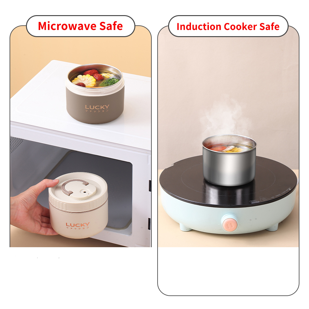 Boîte à Lunch Isotherme Multi-Couches Acier Inoxydable 1,5 L-5