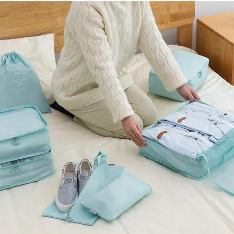 Organisateur de voyage 8 pièces