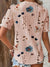 Chemisier Femme Chic Col en V Léger Polyester-6
