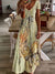 Variant image for Robe Femme Longue Col en V Imprimé Papillon 100% Polyester-9