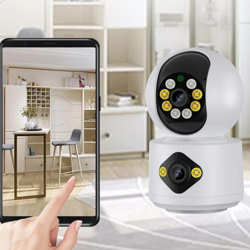 Appareil photo intelligent 4MP à double objectif