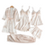 Ensemble de lingerie de nuit 5 en 1 en satin