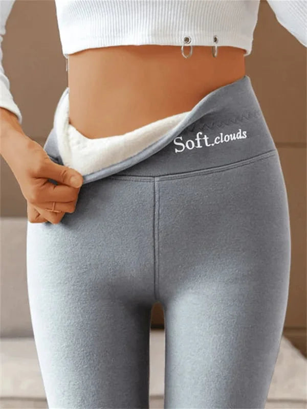 Legging Femme Polaire Doublure Douce Confortable 5