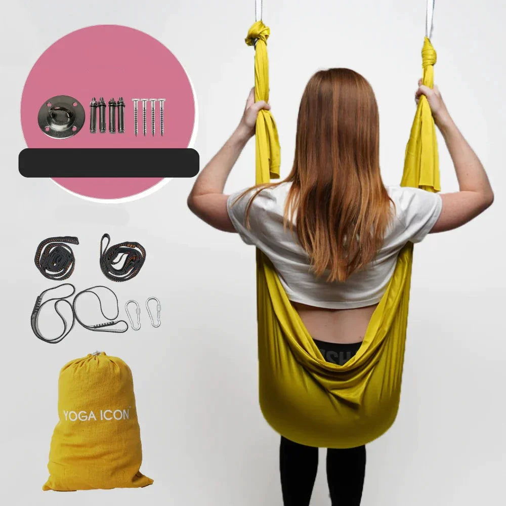 Variant image for Hängematte de Yoga Femme Aérienne Polyester Flexible Confortable-5