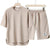 Variant image for Ensemble Homme Été Deux Pièces Confortable en Mélange de Coton-7