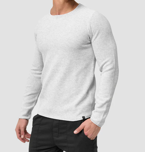 Pull Homme Style Italien Fermeture Éclair 100% Coton-3