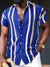 Chemise Homme Élégante à Rayures Dorées Tissu de Haute Qualité 4