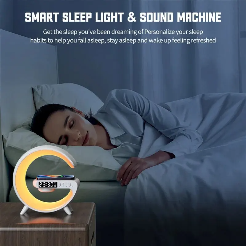 Lampe Intelligente Atmosphère Multicolore 15W Bluetooth Plastique-4